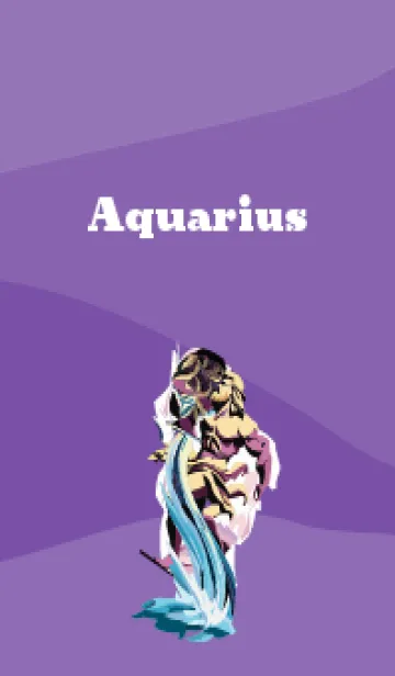 [LINE着せ替え] purple みずがめ座の画像1