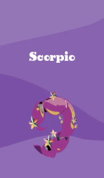 [LINE着せ替え] purple さそり座の画像1