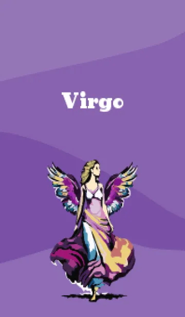 [LINE着せ替え] purple おとめ座の画像1