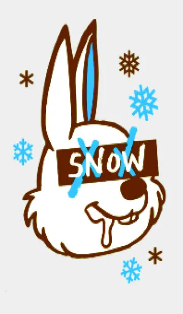 [LINE着せ替え] スノーラビット .63の画像1