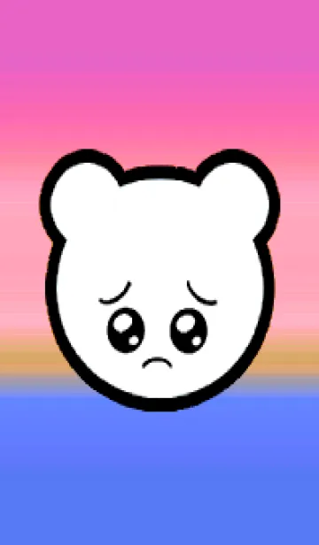 [LINE着せ替え] ぴえん くま 140の画像1