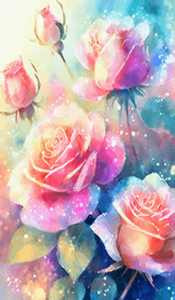 [LINE着せ替え] 薔薇(バラ)の花の着せかえ(R2312)の画像1