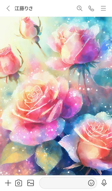 [LINE着せ替え] 薔薇(バラ)の花の着せかえ(R2312)の画像2