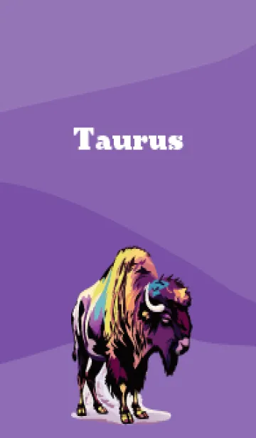 [LINE着せ替え] purple おうし座の画像1