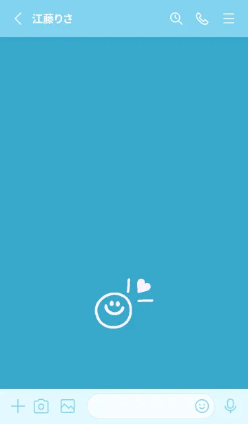 [LINE着せ替え] ミニ ラブ スマイル .18の画像2