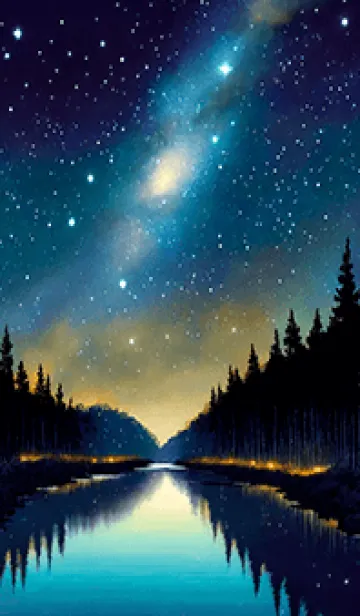 [LINE着せ替え] 穏やかな夜景の着せかえ/375の画像1