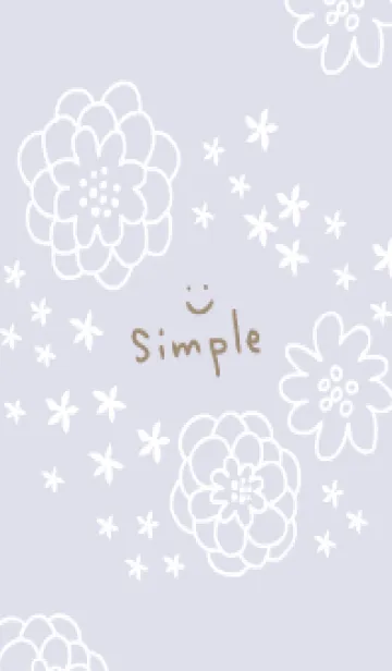 [LINE着せ替え] 小花舞う白い花7の画像1