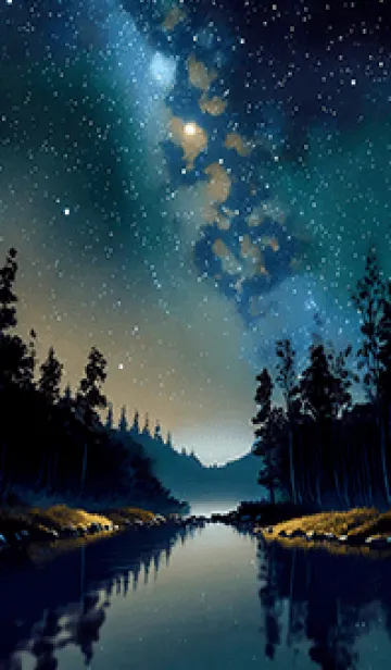 [LINE着せ替え] 穏やかな夜景の着せかえ/379の画像1