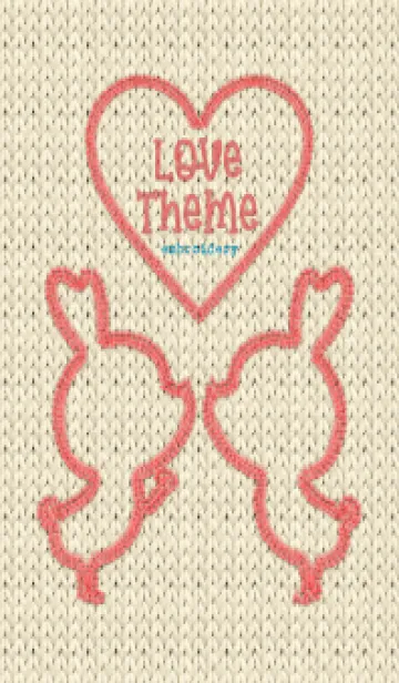 [LINE着せ替え] Love Theme Embroidery 63の画像1