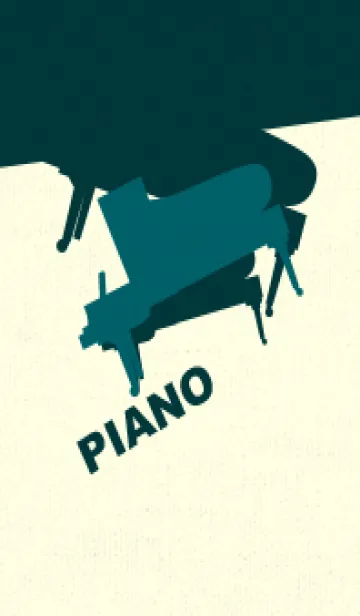 [LINE着せ替え] Piano CLR ディープティールグリーンの画像1