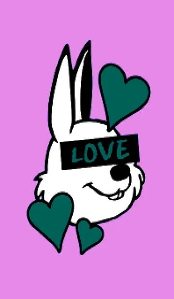 [LINE着せ替え] ラブ ラビット 117の画像1