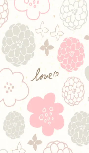 [LINE着せ替え] 北欧風 鞠 花26の画像1