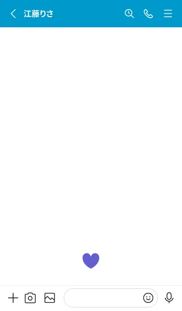 [LINE着せ替え] シンプル ハート /23の画像2