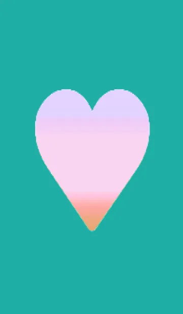 [LINE着せ替え] グラデーション ハート 81の画像1