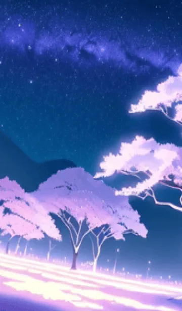 [LINE着せ替え] 冬のサクラ #BaCQZ012。の画像1