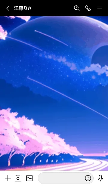 [LINE着せ替え] 冬のサクラ #BaCQZ025。の画像2