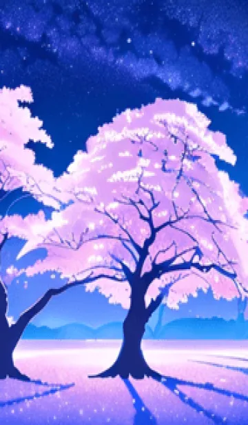 [LINE着せ替え] 冬のサクラ #BaDHJ05。の画像1