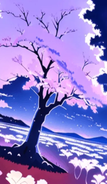 [LINE着せ替え] 冬のサクラ #BaDHJ08。の画像1