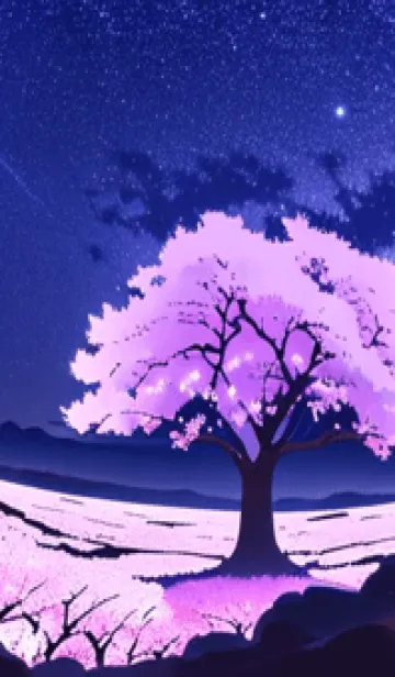 [LINE着せ替え] 冬のサクラ #BaDHJ015。の画像1