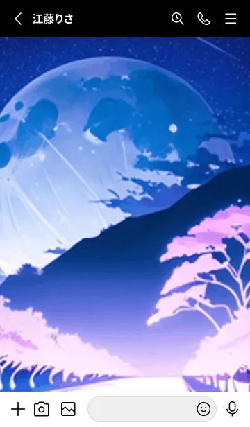 [LINE着せ替え] 冬のサクラ #BaDHJ023。の画像2