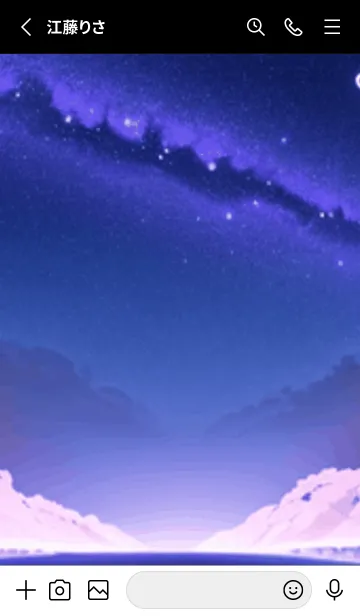 [LINE着せ替え] 冬のサクラ #BaDHJ020。の画像2