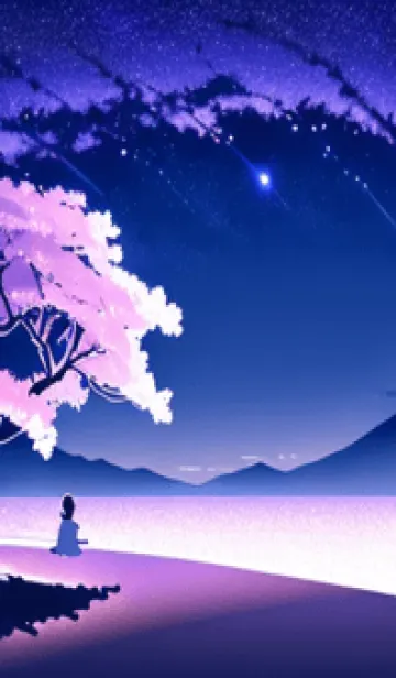 [LINE着せ替え] 冬のサクラ #BaDHJ021。の画像1