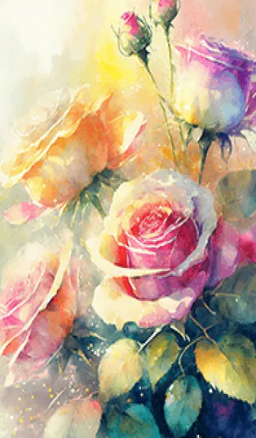 [LINE着せ替え] 薔薇(バラ)の花の着せかえ(R2322)の画像1