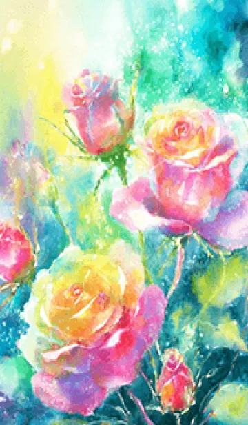 [LINE着せ替え] 薔薇(バラ)の花の着せかえ(R2325)の画像1