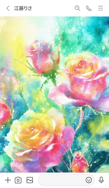 [LINE着せ替え] 薔薇(バラ)の花の着せかえ(R2325)の画像2