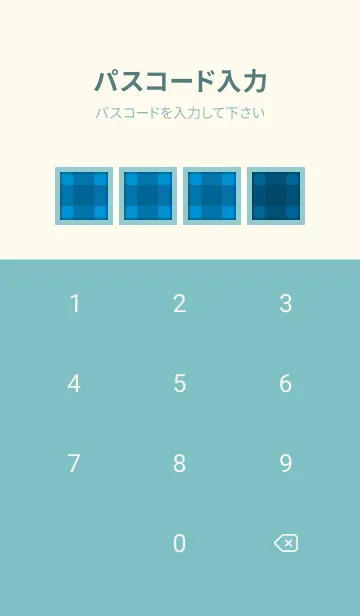 [LINE着せ替え] 青チェック/ミントグリーン/ピンクの画像4