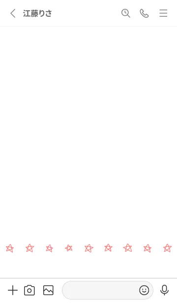 [LINE着せ替え] 星のらくがき(white2-01)の画像2