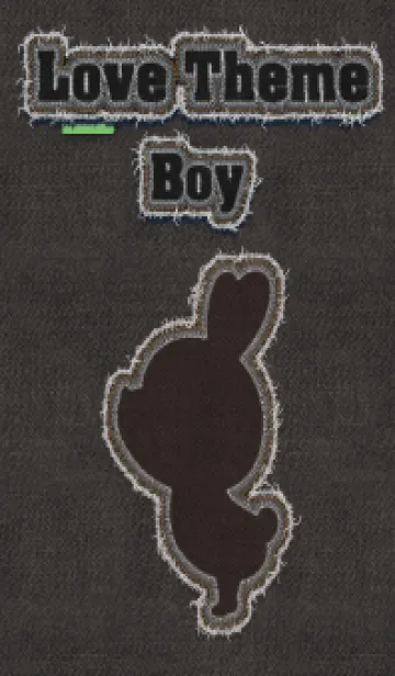 [LINE着せ替え] Rabbit and jeans fabric theme 65の画像1