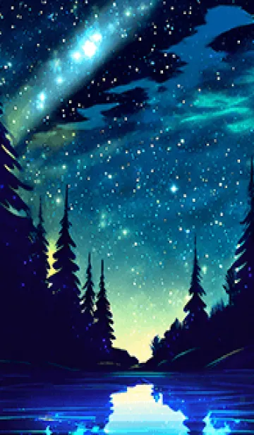 [LINE着せ替え] 穏やかな夜景の着せかえ/391の画像1