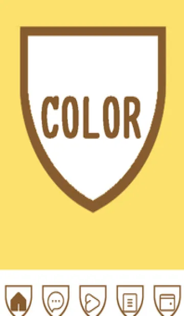 [LINE着せ替え] yellow color X46の画像1