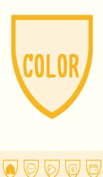 [LINE着せ替え] yellow color X48の画像1