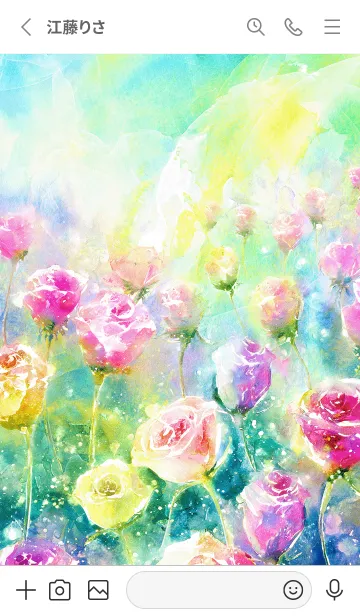 [LINE着せ替え] 薔薇(バラ)の花の着せかえ(R2336)の画像2