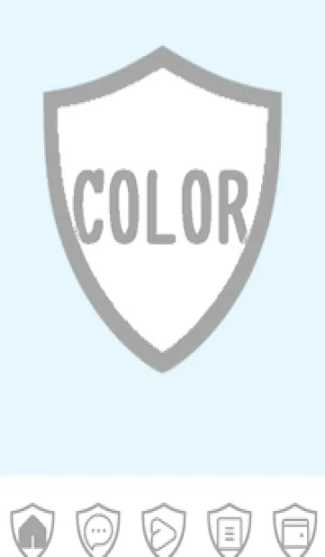 [LINE着せ替え] blue color Y49の画像1