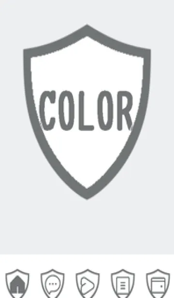 [LINE着せ替え] bw color Y46の画像1