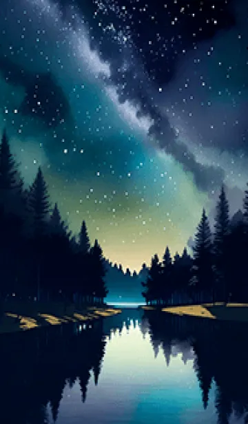 [LINE着せ替え] 穏やかな夜景の着せかえ/395の画像1