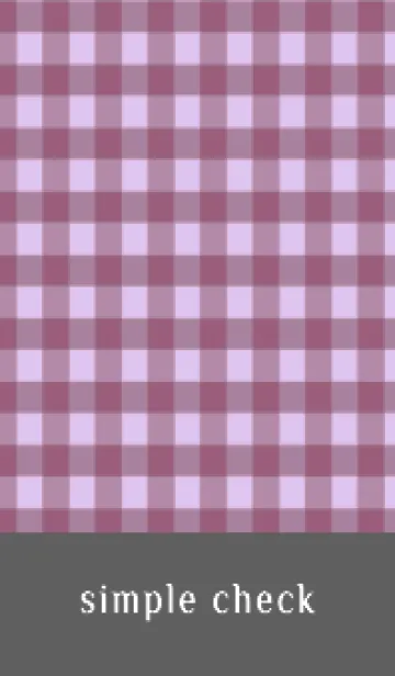 [LINE着せ替え] シンプル チェック 77の画像1