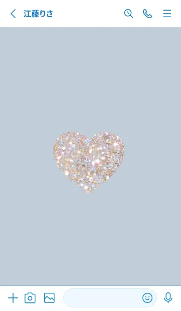 [LINE着せ替え] blueお洒落なキラキラ柄15_1の画像2