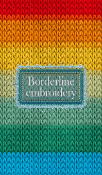 [LINE着せ替え] Borderline embroidery 18の画像1