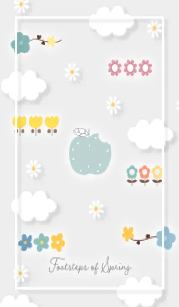 [LINE着せ替え] Gray春の足音01_1の画像1