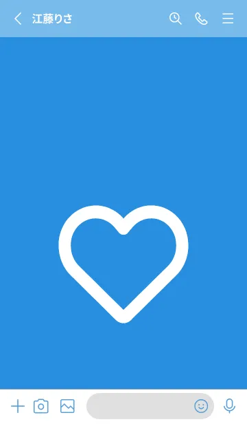 [LINE着せ替え] ハート アイコン 61の画像2