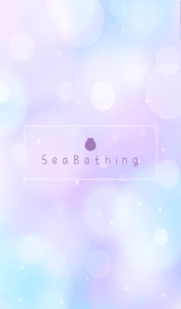 [LINE着せ替え] Sea Bathing-PURPLE&PINK 8の画像1