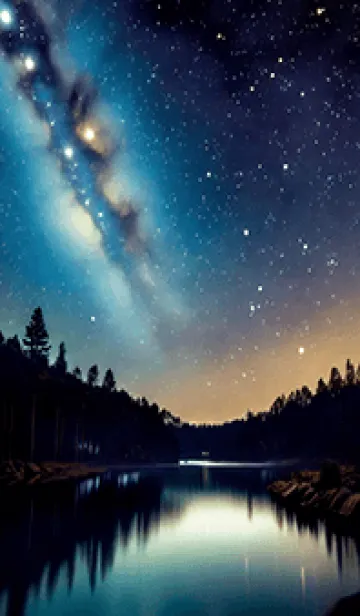 [LINE着せ替え] 穏やかな夜景の着せかえ/404の画像1