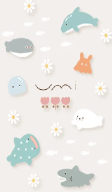 [LINE着せ替え] brown春を待つ海03_1の画像1