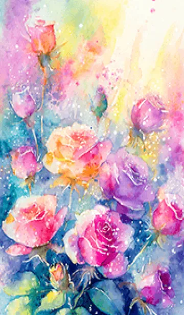 [LINE着せ替え] 薔薇(バラ)の花の着せかえ(R2349)の画像1