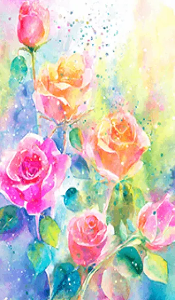 [LINE着せ替え] 薔薇(バラ)の花の着せかえ(R2350)の画像1