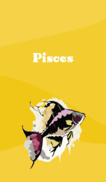 [LINE着せ替え] yellow うお座の画像1